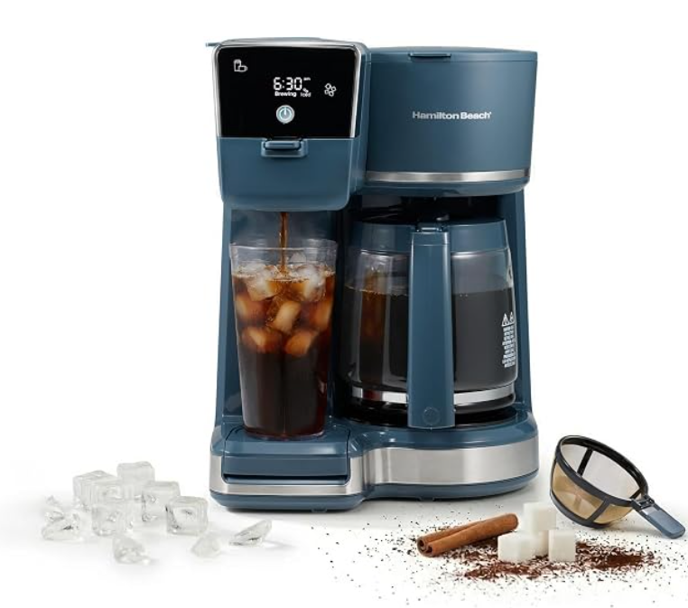 Hamilton Beach 2-Way Drip Coffee Maker & Single Serve Coffee Machine